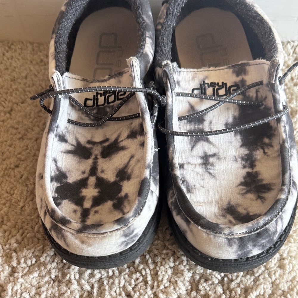 Hey Dude Kids' Tie-Dye Moccasins